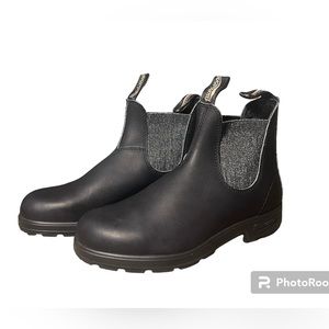 Blundstone BL Original 500 Chelsea Boots - Black / Grey Women- Size US 6.5